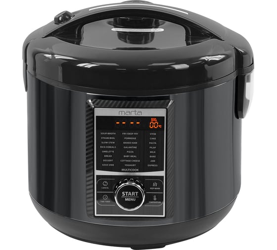 Мультиварка MARTA MT-MC4345A черный/черный 41638