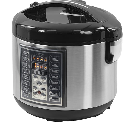 Мультиварка MARTA MT-MC4344A черный/сталь 41629