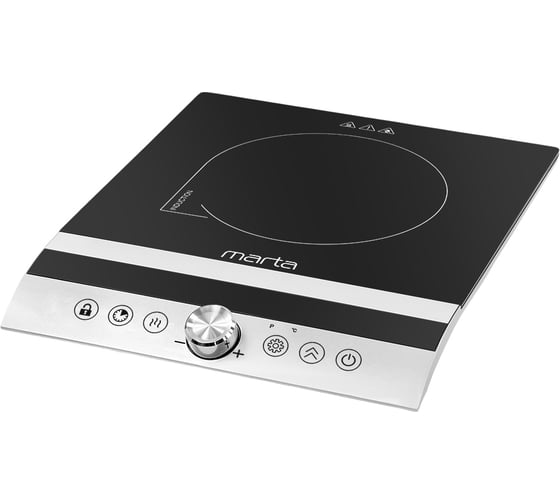 Черный жемчуг электрическая индукционная безимпульсная плитка MARTA MT-HP4223B черный 40836