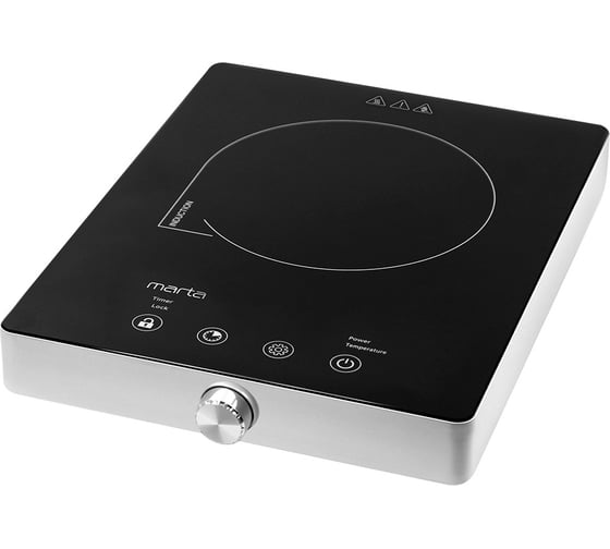 Электрическая индукционная безимпульсная плитка MARTA MT-HP4222E черный 40841