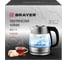 Чайник электрический BRAYER 6113BR 1630 Вт, 1,2 л, стеклян.корп, автоотключ BR6113 10