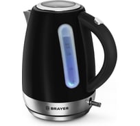 Чайник электрический BRAYER 6117BR 2200Вт.1,7 л, сталь окраш, автоотключ, Strix BR6117