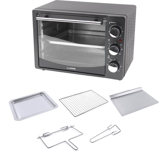 Духовой шкаф LUMME LU-EO1714B серебряный сапфир 42688