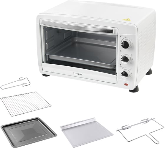 Духовой шкаф LUMME LU-EO1717B белый жемчуг 44006