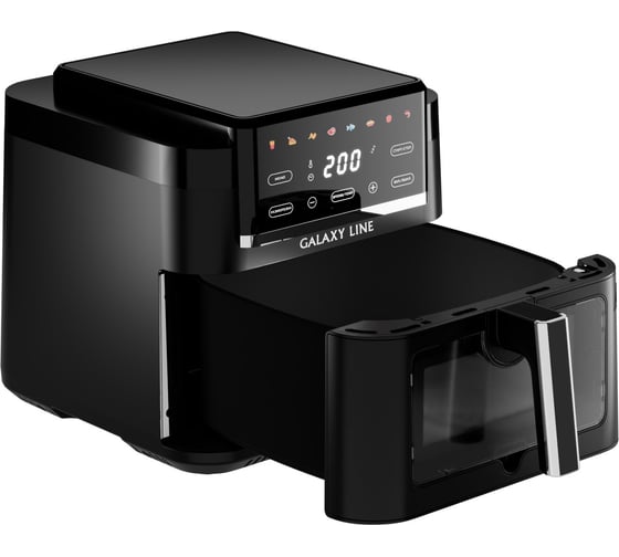 Аэрогриль Galaxy Line GL 2537, 7.5 л, 1700 Вт, 8 режимов, 7021725370