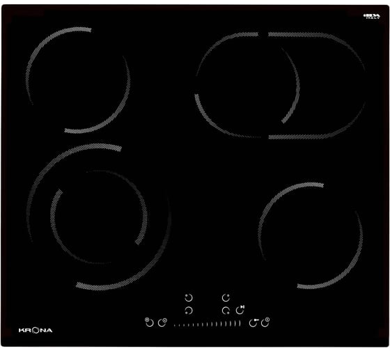 Электрическая варочная поверхность (независимая) Krona LEGGIERO 60 BL КА-00001047