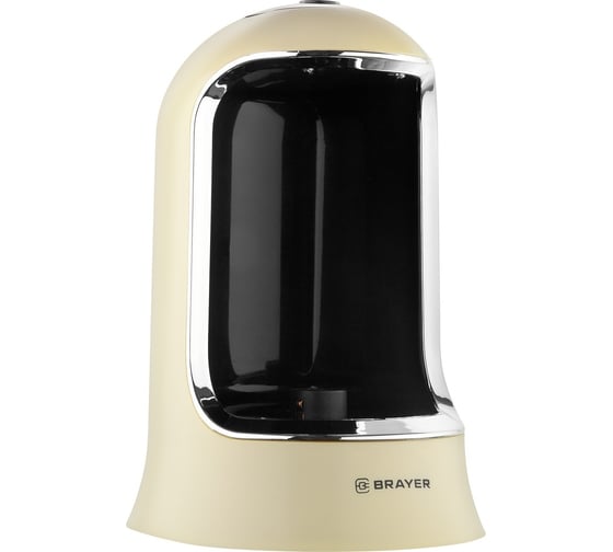 Кофеварка BRAYER 500 Вт, 500 мл, автоотключение, нержавеющая сталь, автоматическое приготовление BR1144