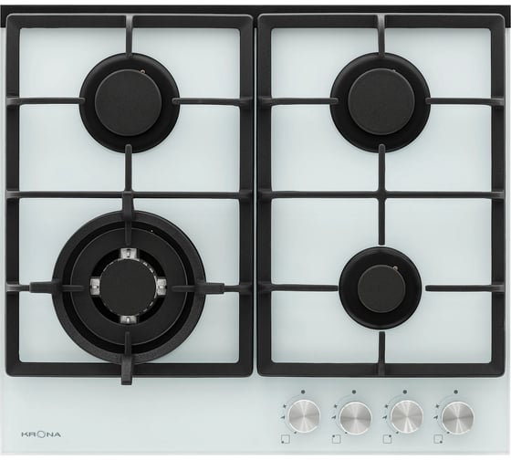 Газовая варочная поверхность (независимая) Krona ALMA 60 WH КА-00002177