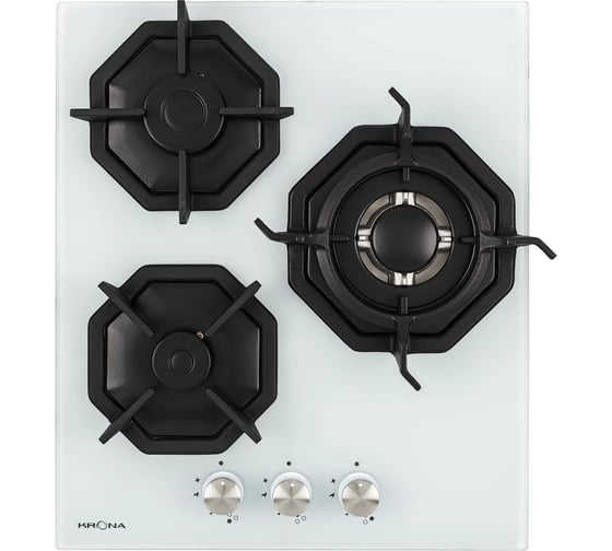 Газовая варочная поверхность (независимая) Krona ALBERO 45 WH КА-00001351