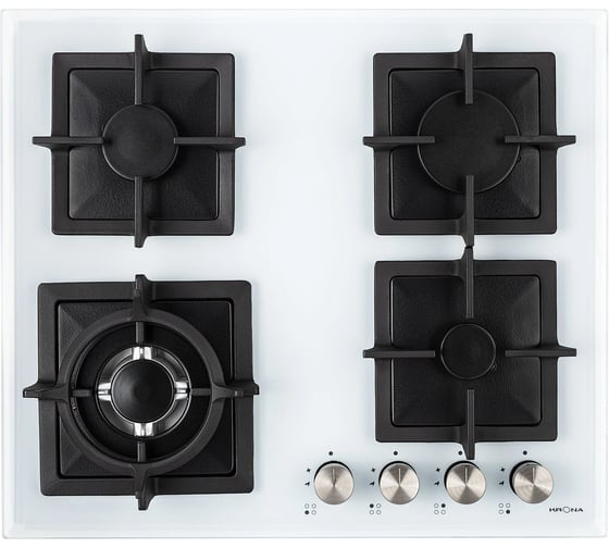 Газовая варочная поверхность (независимая) Krona CALORE 60 WH 00026317