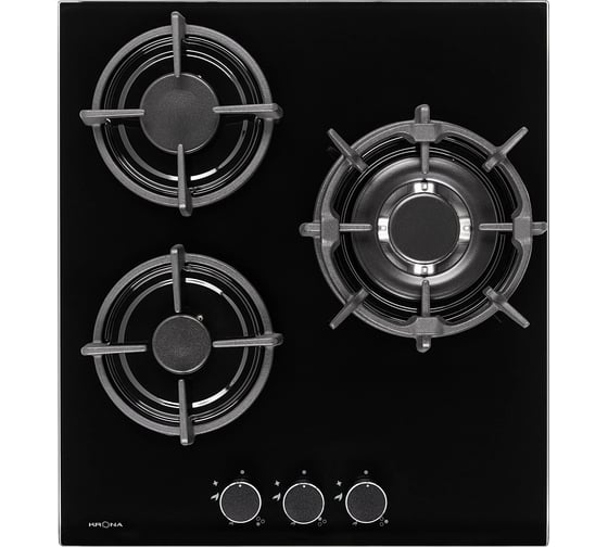 Газовая варочная поверхность (независимая) Krona FIERO 45 BL 00026349