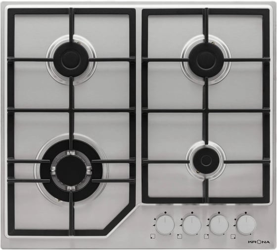 Газовая варочная поверхность (независимая) Krona NEBEL 60 IX W КА-00011968
