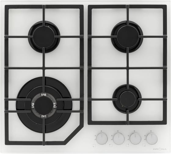 Газовая варочная поверхность (независимая) Krona NEBEL 60 WH W КА-00011967