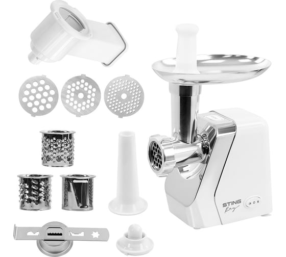 Мясорубка STINGRAY ST-MG2502B белый жемчуг 42455