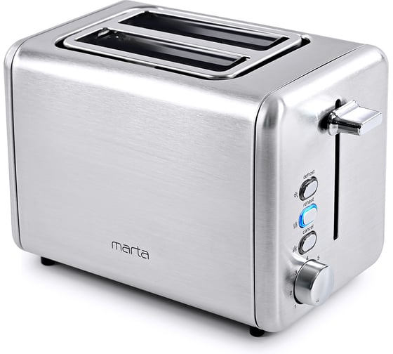 Тостер серый жемчуг MARTA MT-1719 36671