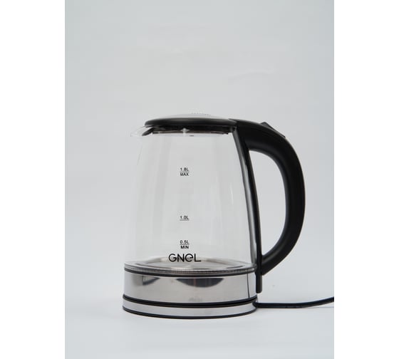 Чайник электрический стеклянный с подсветкой GNEL GLS-1500