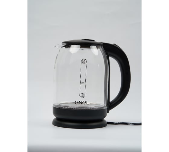 Чайник электрический стеклянный с подсветкой GNEL GLP-1500