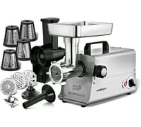 Мясорубка RAGEX HOLT HT-MG-010, серый металлик 118007
