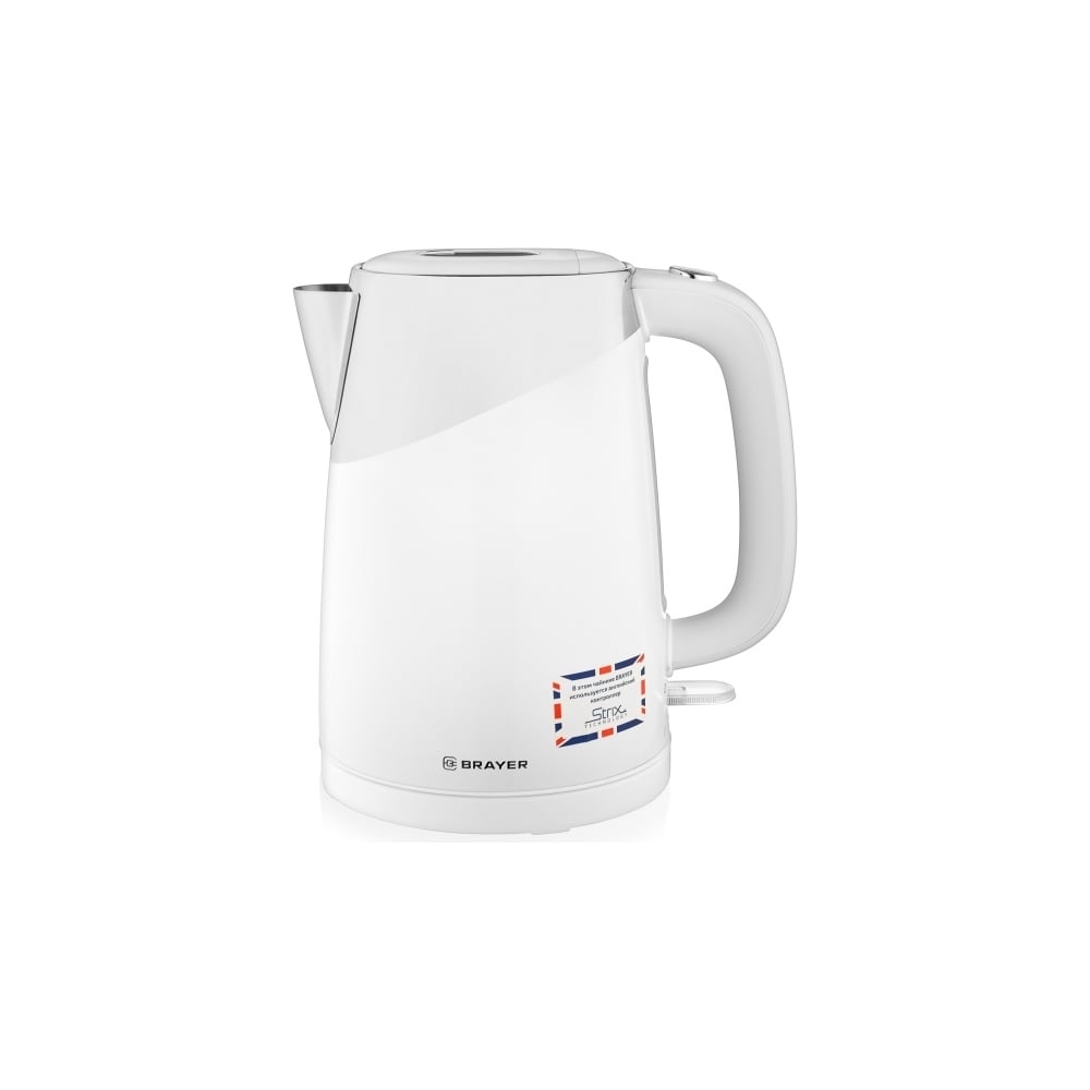 Электрический чайник BRAYER STRIX сool touch 2150 Вт, 1.7 л, стальной ...