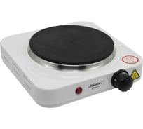 Одноконфорочная электроплитка Atlanta ATH-1735 white