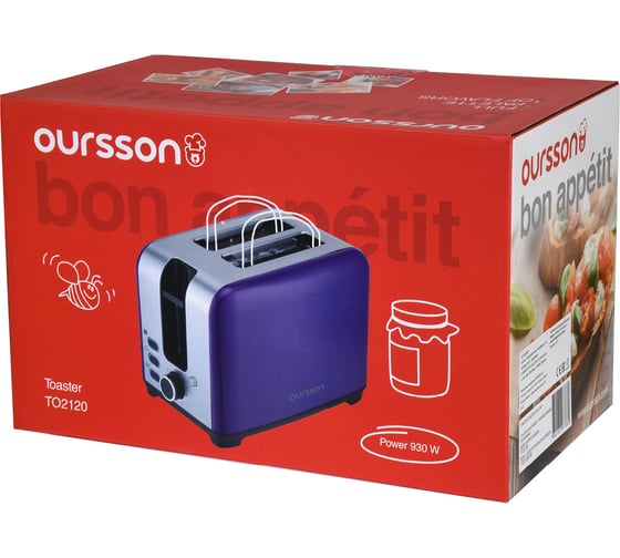 Тостер OURSSON сладкая слива TS2120/SP