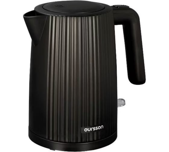 Электрический чайник OURSSON черный KE1722W/BL