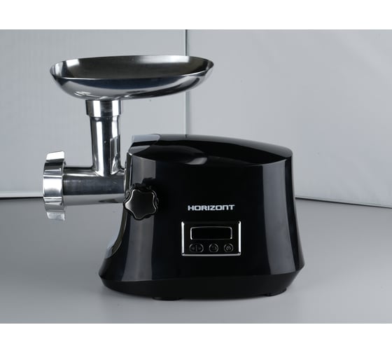Мясорубка Horizont HMG06D-2000 черная, 2000Вт, дисплей ,6 скоростей, реверс 905387