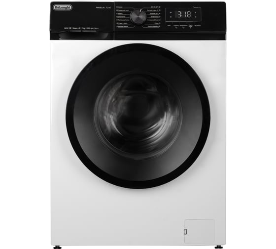 Стиральная машина автомат узкая DeLonghi инверторный мотор, функция пара, загрузка 7 кг MARSELLA L 713 VI К000000000521