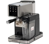 Кофеварка рожковая SONNEN со встроенным капучинатором CM-2032, сенсор, 1,2 л, 1350 Вт, 19 бар, 457881