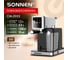 Кофеварка рожковая SONNEN со встроенным капучинатором CM-2032, сенсор, 1,2 л, 1350 Вт, 19 бар, 457881 2