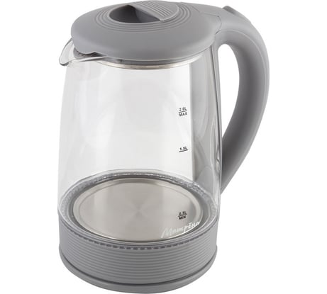 Электрический чайник Матрёна MA-009 2,0 л стекло серый 005417
