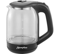 Электрический чайник Матрёна MA-006 1,8 л стекло черный 005416