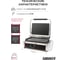 ГРИЛЬ КОНТАКТНЫЙ CGL-FF Airhot D9927 3