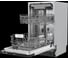 Посудомоечная машина DeLonghi DDW 06S Lunaria 45 см луч на полу К000000000740 1
