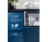 Посудомоечная машина DeLonghi DDW 06S Lunaria 45 см луч на полу К000000000740 7