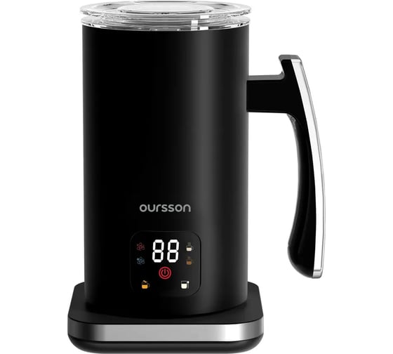 Вспениватель молока (черный) OURSSON MK6004D/BL