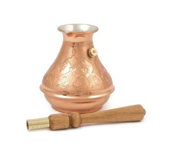 Медная кофеварка Заря Восточная красавица 0.46 съемная ручка 678-03