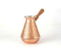 Медная кофеварка Заря Турчанка 0.49 съемная ручка 678-07