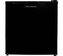 Холодильник BRASSON RF-50Black, однокамерный, 47 л, морозильная камера 5 л, 49,6×45,4×44,5 см, черный, 458499