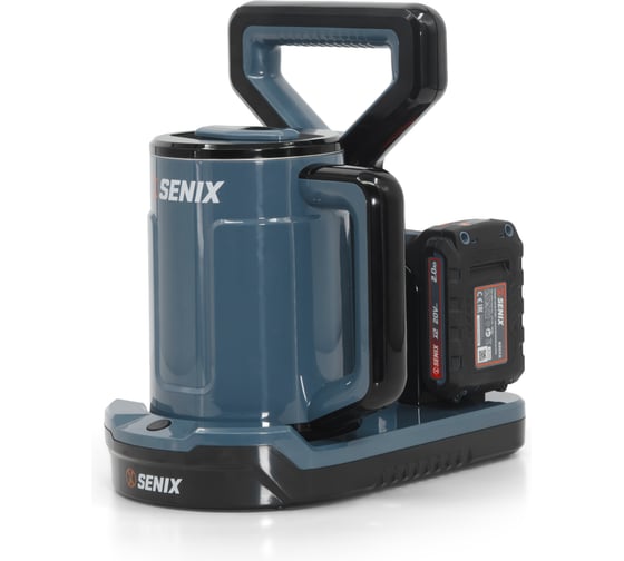 Чайник аккумуляторный SENIX 2X2 40V,720Вт, 800 мл, EKX2-M1-EU-0