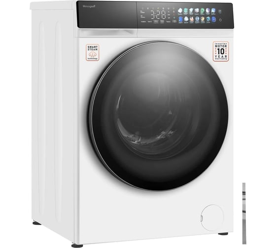 Стиральнаямашина Weissgauff WM995DirectDriveTouchInverterSteamBlack 440456