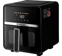Аэрогриль BRAYER 2062BR 1400 Вт, 5 л, t. 200С, LED-дисплей, 8 программ BR2062