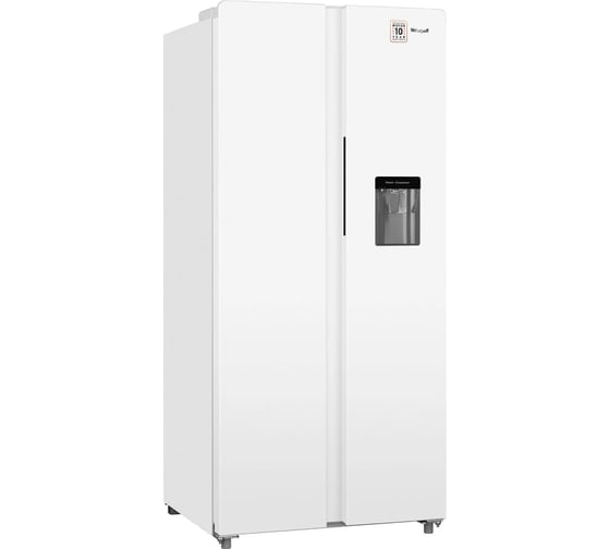 Холодильник Weissgauff WSBS590InverterNoFrostWaterDispenserWhite 439683