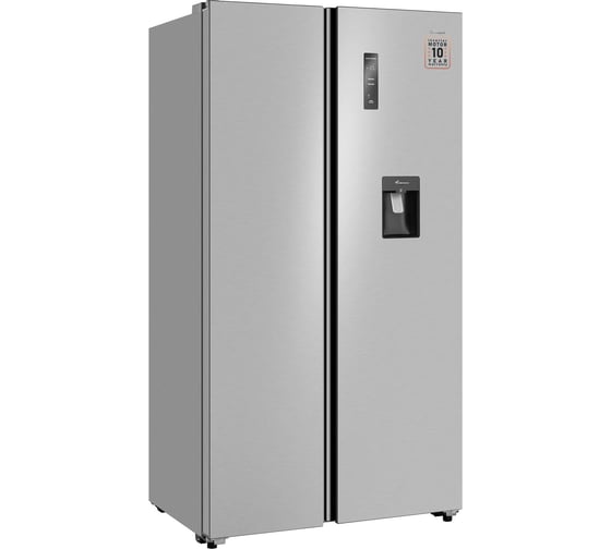 Холодильник Weissgauff WSBS590InverterNoFrostWaterDispenserInox 439687