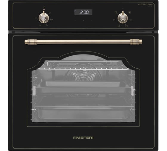 Духовой шкаф электрический MEFERI MEO606BK RETRO МФ-00002025
