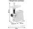 Мясорубка HOME ELEMENT HE-MG610A белый жемчуг 44906 6