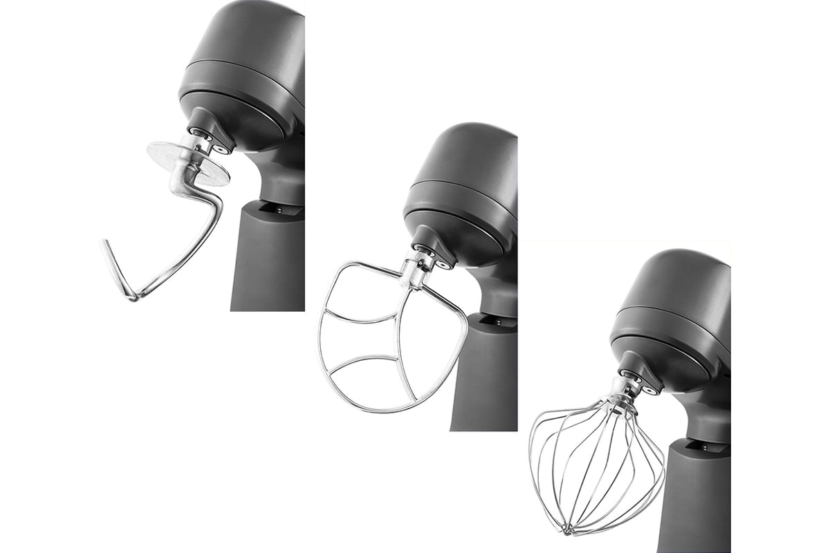 Цельнометаллический планетарный миксер KITFORT емкость чаши 5 л КТ-1328 ...