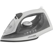 Утюг паровой CROMEX SI-103 1800 Вт, антипригарное покрытие, паровой удар, серый/белый 458314