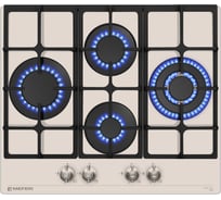 Варочная панель газовая MEFERI MGH604BG GLASS RETRO МФ-00002712