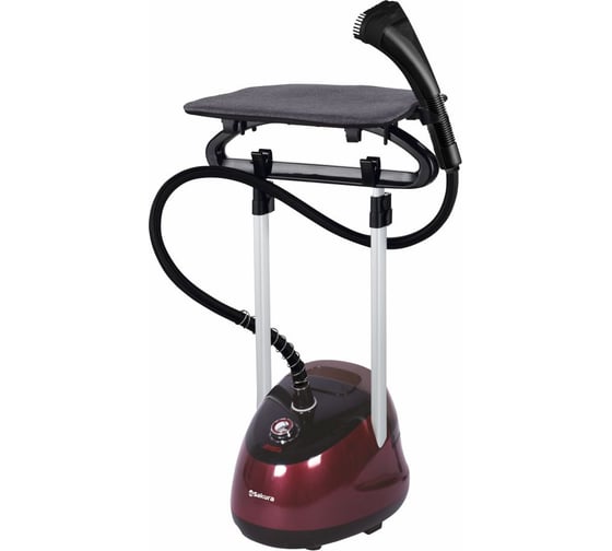 Отпариватель SAKURA SA-3924R 2200 Вт, 2.2 л, черный/бордовый РТ-00070205